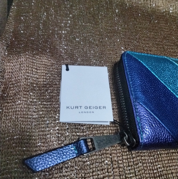 Kurt Geiger blue rainbow wallet - Picture 3 of 5